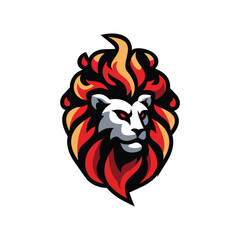 lion luxury logo icon template, elegant lion logo design illustration, lion head with crown logo, lion elegant symbol