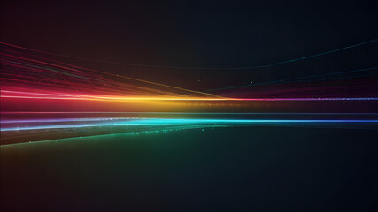 Obraz premium Straight Motion Lines Against Luminescent Backdrops