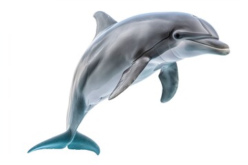 Obraz premium Dolphin isolated on white background