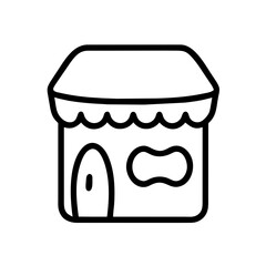 Shop Market Icon Outline