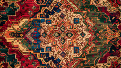 Traditional turkish ottoman carpets and rugs