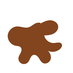 Warm tone abstract shapes 