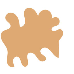Warm tone abstract shapes 
