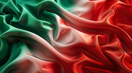 Obraz premium bandera de mexico en movimiento verde blanco y rojo ondeando la bandera mexicana de tela fondo con diseño de la nacion y patriotismo