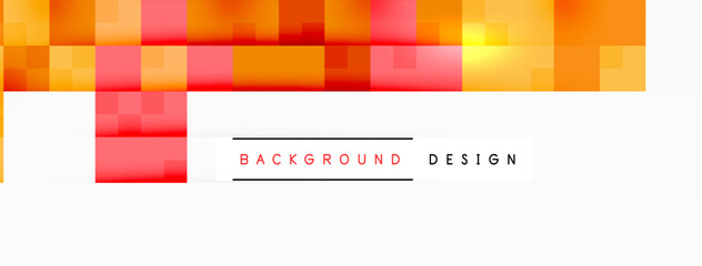 Dynamic colorful squares background. Vector Illustration For Wallpaper, Banner, Background, Card, Book Illustration, landing page