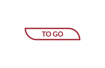 To go red ribbon label banner. Open available now sign or To go tag.