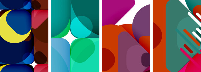 Obraz premium Geometric elements abstract backgrounds for wallpaper, business card, cover, poster, banner, brochure, header, website