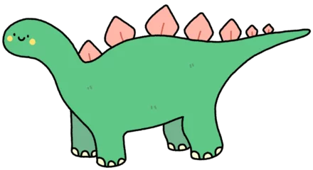 Stegosaurus dino cartoon