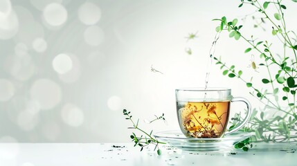 thai tea on white backdrop beverage photography