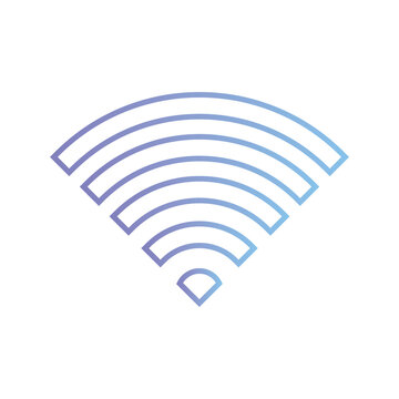 recommend clip art: WiFi icon flat vector illustration.