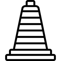 traffic cone icon