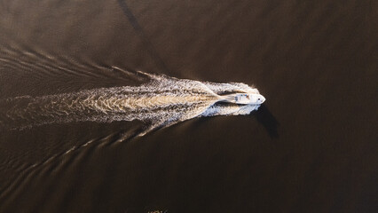 Aerial Drone of Laurence Harbor Old Bridge New Jersey 