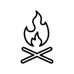 Fire icon template