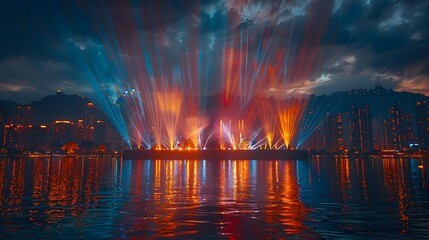 Victoria Harbours Symphony of Lights Dazzling Nighttime Illumination Display in K