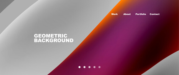 Colorful flowing shapes, wave lines with neon gradients. Vector Illustration For Wallpaper, Banner, Background, Card, Book Illustration, landing page