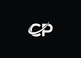 CP creative modren logo design and letter logo