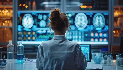 Naklejka premium Scientists on the Brink of Parkinsons Treatment Breakthroughs