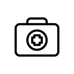 first aid outline icon pixel perfect vector design good for website and mobile app