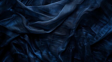 Mysterious midnight blue tones evoking a sense of intrigue and allure