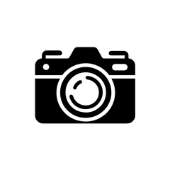 silhouette icon camera vector SVG