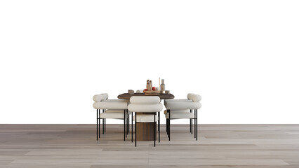 a table with chairs and a bottle of wine