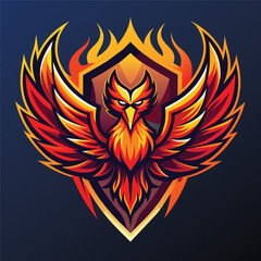 phoenix logo esport style © Ranadhie