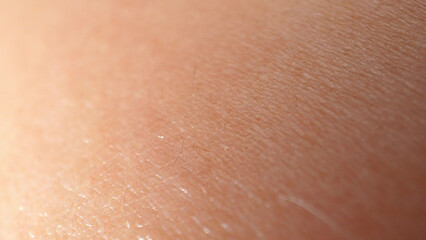Macro captures the arm's skin as a mesmerizing landscape, with delicate ridges, textures, and tiny hairs creating a unique and beautiful canvas.

