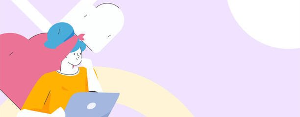 3.12 International Women's Day professional women flat character vector concept operation hand drawn illustration
