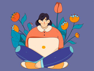 3.12 International Women's Day professional women flat character vector concept operation hand drawn illustration
