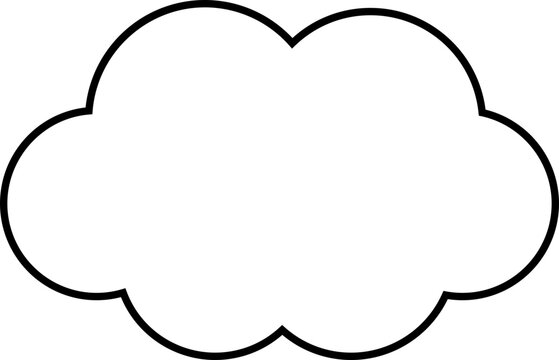 recommend clip art: cloud weather outline icon
