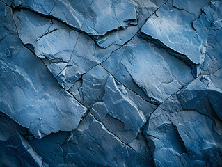 Blue Stone Texture for Background Design with copy space text for social media