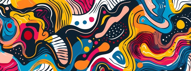 Fototapeta premium a doodle art with business theme