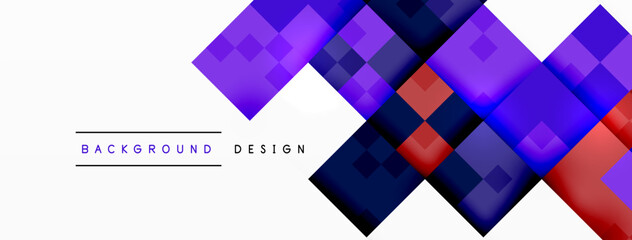 Dynamic colorful squares background. Vector Illustration For Wallpaper, Banner, Background, Card, Book Illustration, landing page