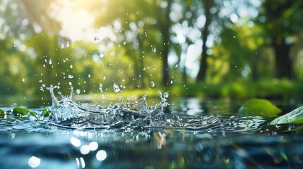 world water monitoring day background concept. copy space