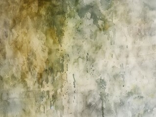 Watercolor texture with a vintage look, featuring muted greens and browns
