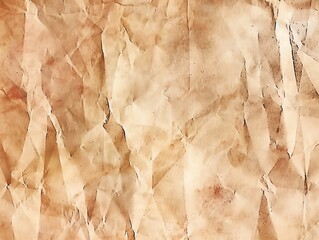 Fototapeta premium Rustic watercolor brown paper bag texture, natural and slightly rough
