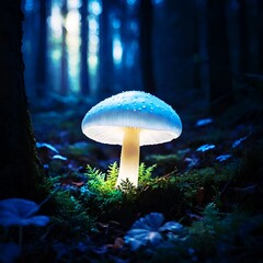 Fototapeta premium Beautiful Mushroom in the Forest