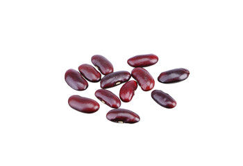 red bean isolated on white background.