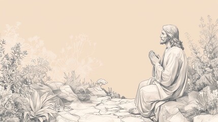 Reflection and Connection: Jesus in Prayer in Garden, a Biblical Illustration of Spiritual Faith