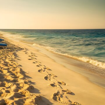Sunset on the beach