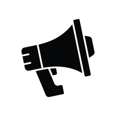 megaphone icon vector design template simple and clean
