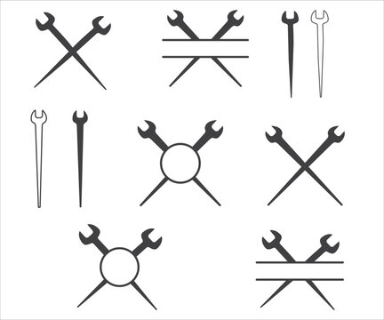 Print Spud Wrench 10 Design, Spud Wrench split, Spud Wrench monogram, Ironworker