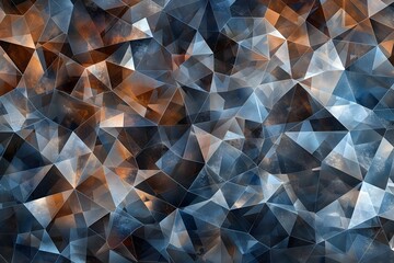 Dusk or Twilight Shaded Triangle Pattern Design for Modern Digital Backgrounds