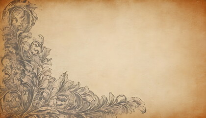 vintage background with ornament