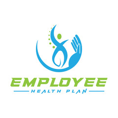 EH Employee Health Care logo Design , Vector Design 