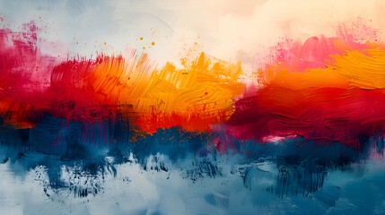 A business presentation slide set with bold brush stroke banners, each stroke symbolizing a dynamic aspect of entrepreneurship, set against a clean, minimalist background