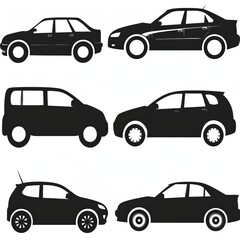 Fototapeta premium car silhouettes