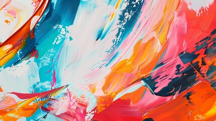 Vibrant abstract background with bold brushstrokes and dynamic compositions, exuding a sense of creativity and expression