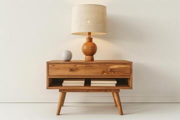 Design a minimal and functional nightstand