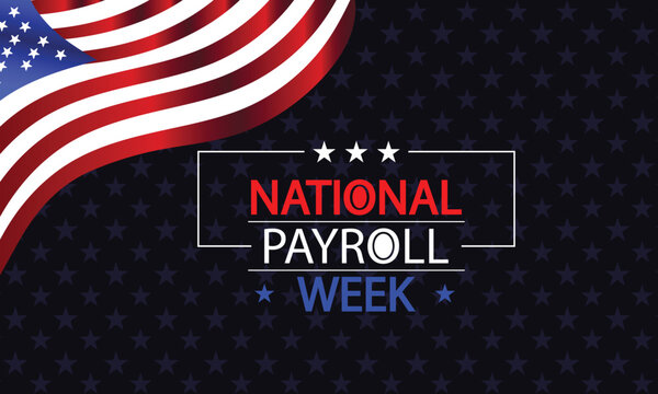Celebrate National Payroll Week with a Fashionable American Flag Text Design - Powered by Adobe